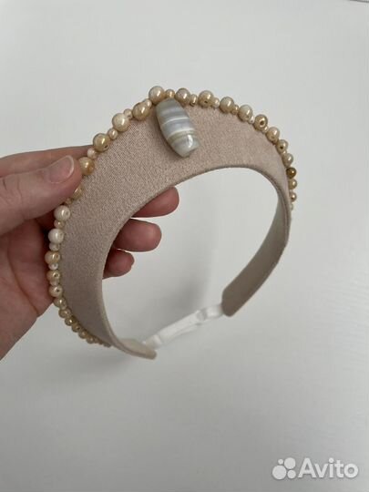 Ободок кокошник корона Агат