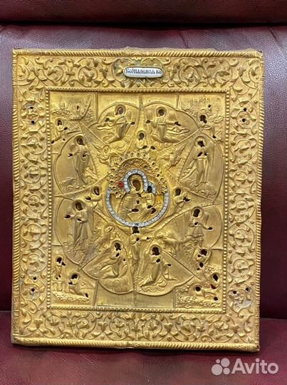 Старинные иконы Неопалимая Купина