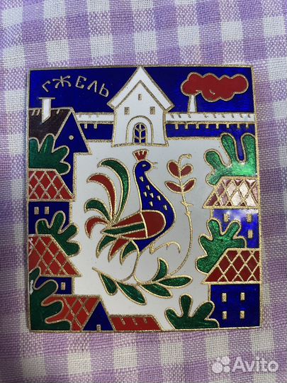 Плакетка гжель