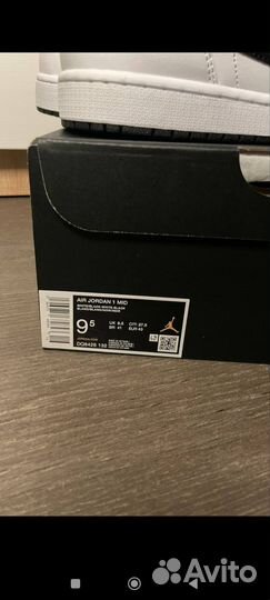 Кроссовки nike air jordan 1 mid