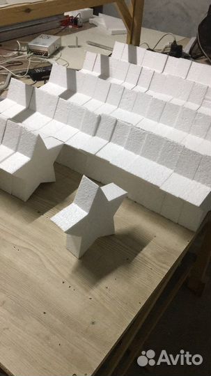 Слова, буквы и 2D фигуры из пенопласта