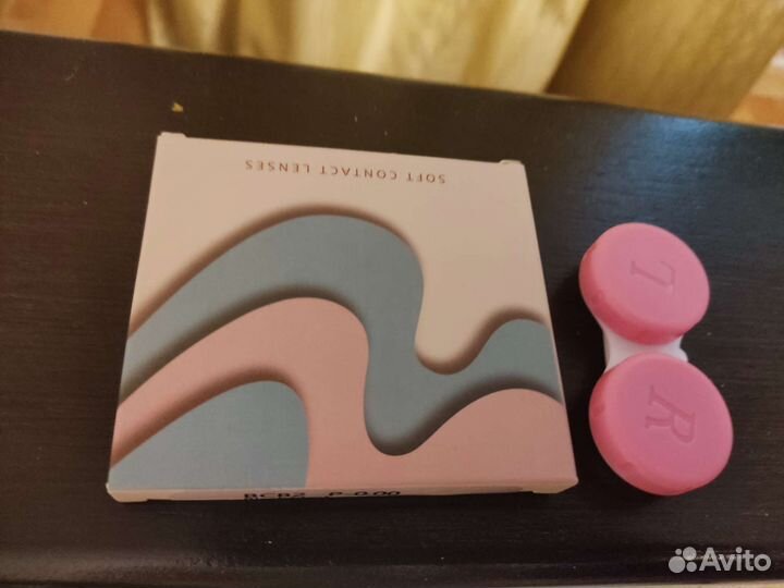 Чёрные контактные линзы 14,5