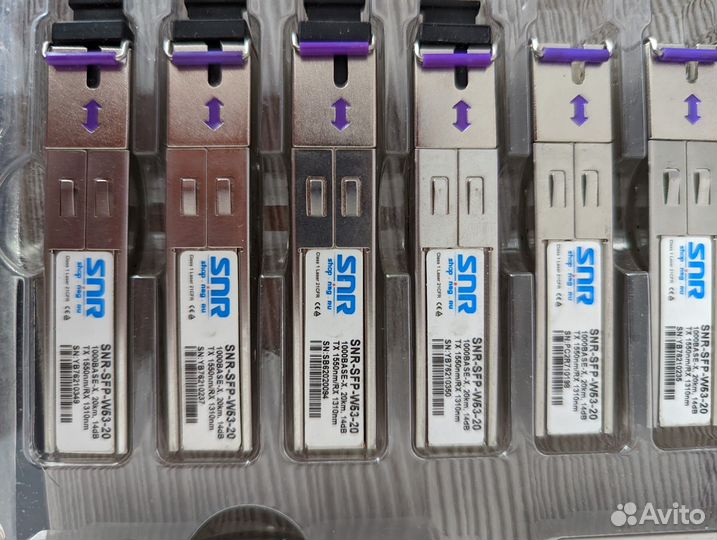 Модуль SFP WDM, до 20км (14dB), 1550\1310нм