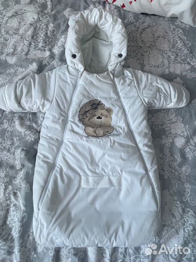 Зимний конверт для малыша 68