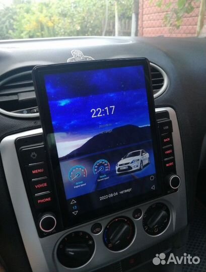 Магнитола Ford focus 2 android Tesla новая