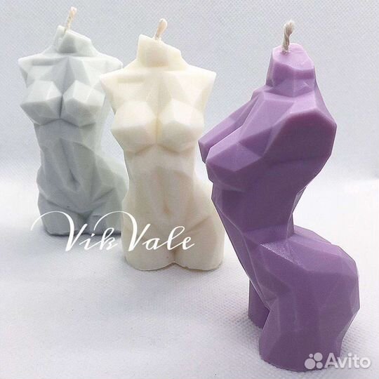 Свечи восковые женское тело свечи ручной работы