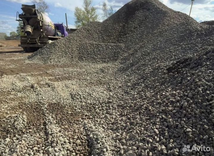 Щебень гравийный в наличии с доставкой