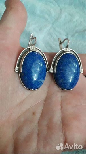 Серьги серебро СССР