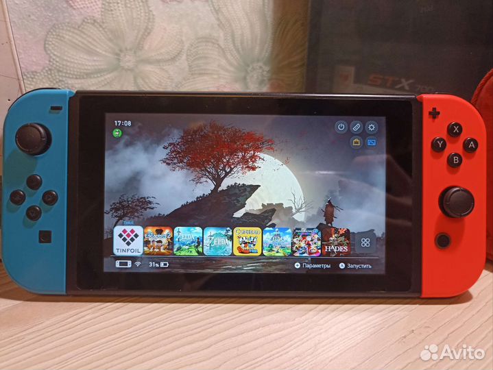 Nintendo switch прошитая + игры