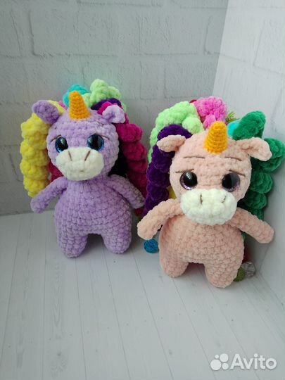 Вязаные единороги