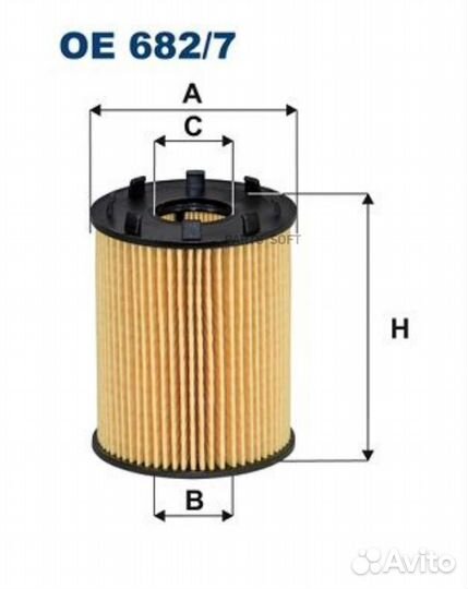 Filtron OE682/7 Фильтр масляный