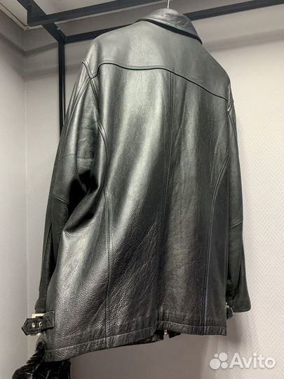 Boss Кожаная куртка старшего брата xxxl/66-68