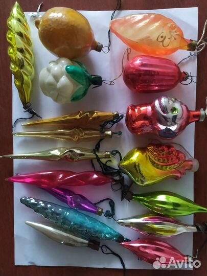 Елочные игрушки СССР