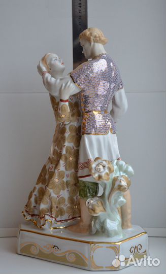 Дулево Статуэтка Руслан и Людмила Сказка Фарфор