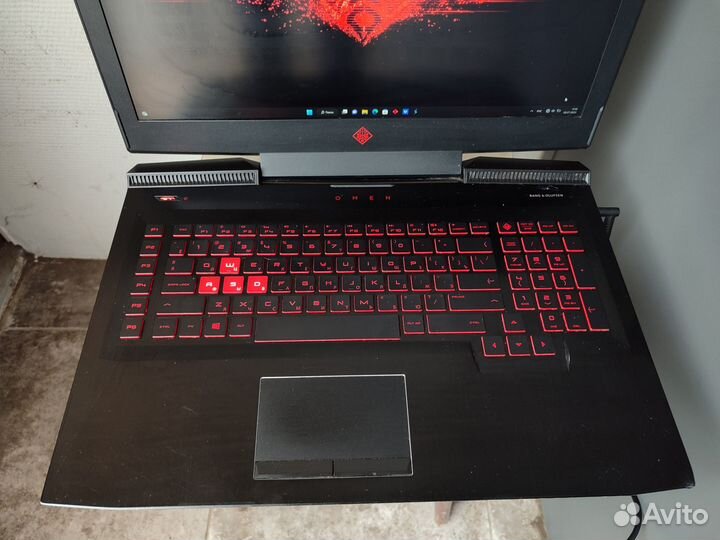 Мощный HP Omen Core i7/DDR4-16Gb/GTX/SSD/HDD/17.3