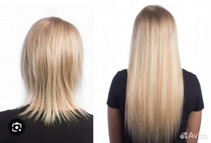 Наращивание волос модель