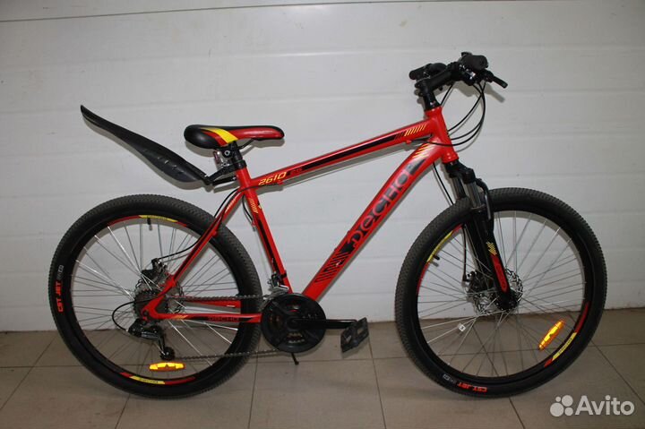 Скоростной велосипед Красный новый
