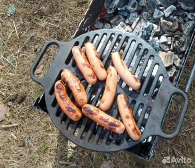 Чугунная решетка гриль