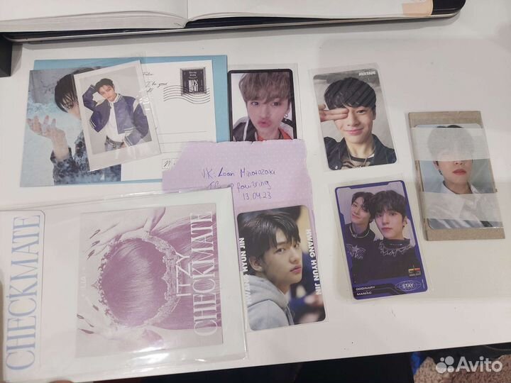 Карты stray kids хенджин