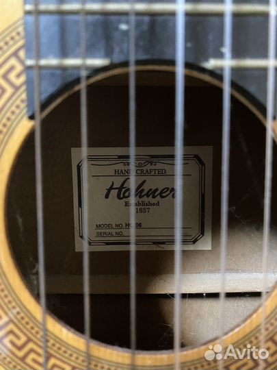 Гитара hohner hc 06