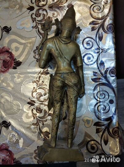 Бронзовая статуэтка индийской богини парвати