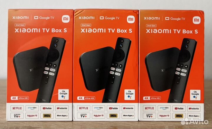 Тв-приставка Xiaomi TV Box S 2nd Gen - Новая