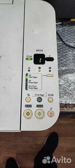 Цветной струйный мфу принтер canon mp250