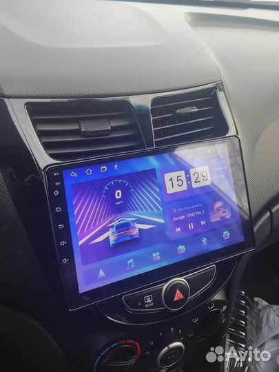 Android магнитола Hyundai Solaris 1