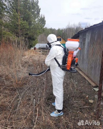 Обработка от клещей,комаров,мошкоры