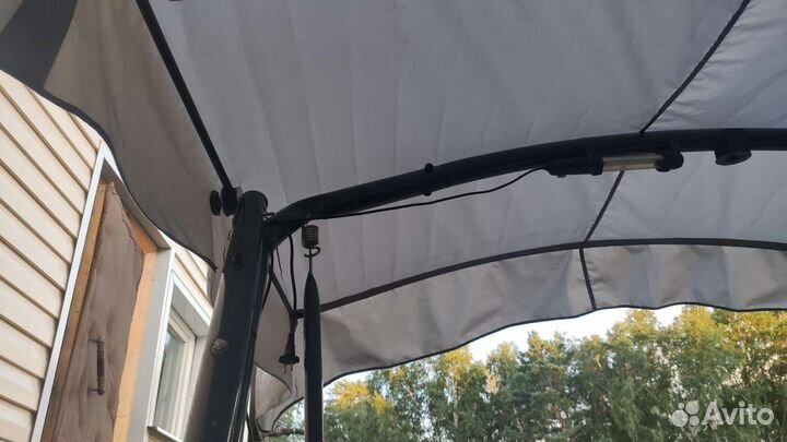 Крыша на качелю