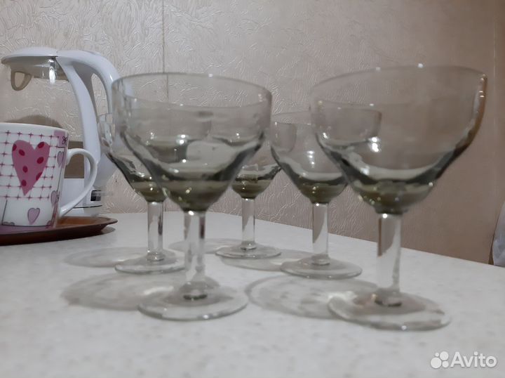 Посуда цветное стекло