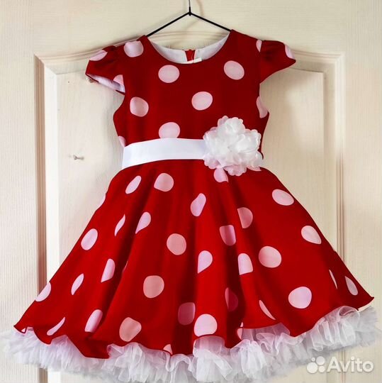 Перчатки Митенки детские красные кружевные