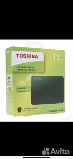 Внешний жёсткий диск Toshiba Canvio Basics hdtb410