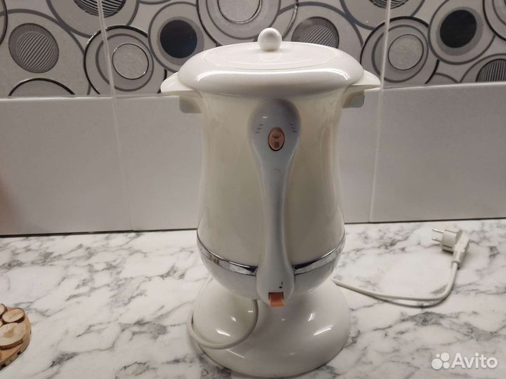 Эл чайник в форме самовара на запчасти