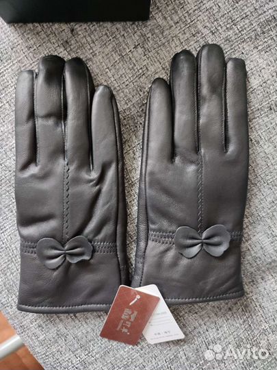 Перчатки кожаные