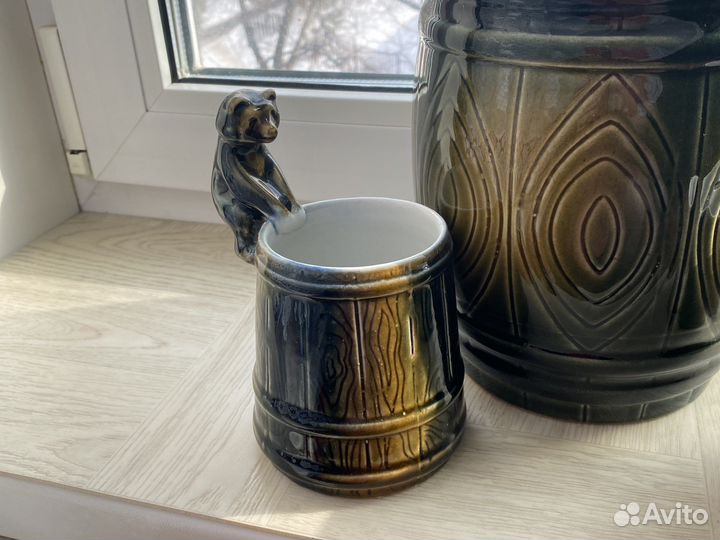 Штоф фарфор 3л