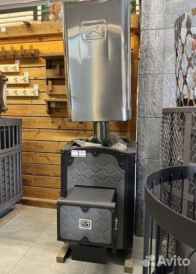 Печь для бани Былина 24Ч с баком для воды 45л