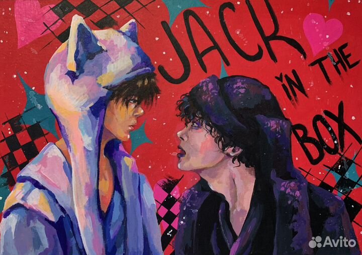 Картина акрилом / А4