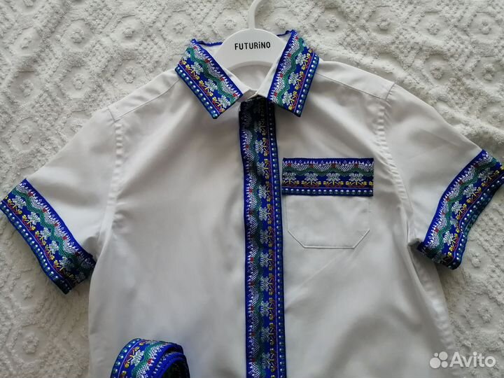 Рубашка для утренника. Русский народный стиль