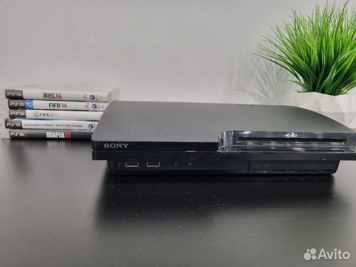 Sony Playstation 3 (прошитая + диски)