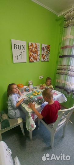 Домашний детский сад с питанием,няня на час