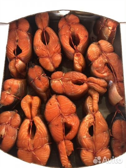 Стейки Форели горячего копчения