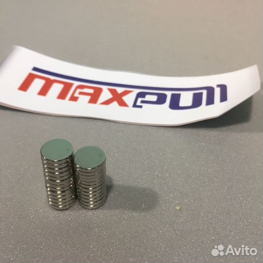Неодимовый магнит 12х2 мм MaxPull