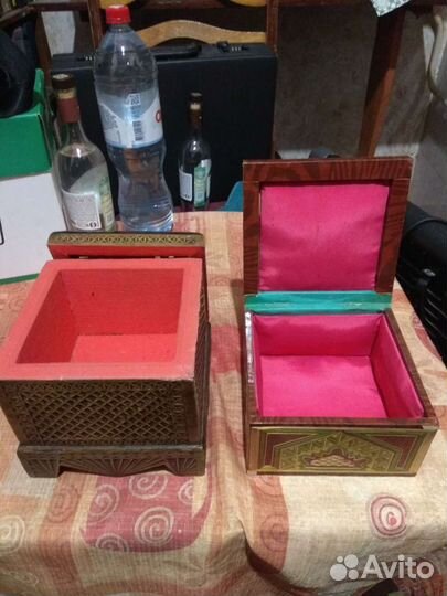 Шкатулки из дерева СССР