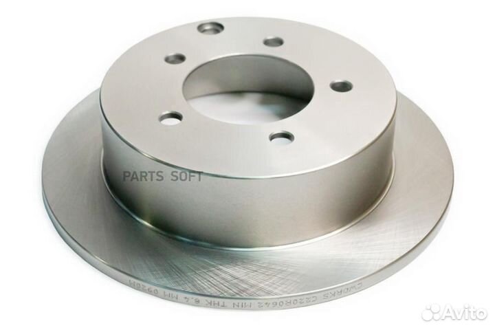 Cworks C220R0642 Тормозной диск задний