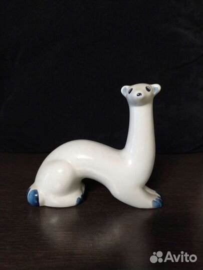 Статуэтка зик «Ласка (Горностай)»фарфорссср