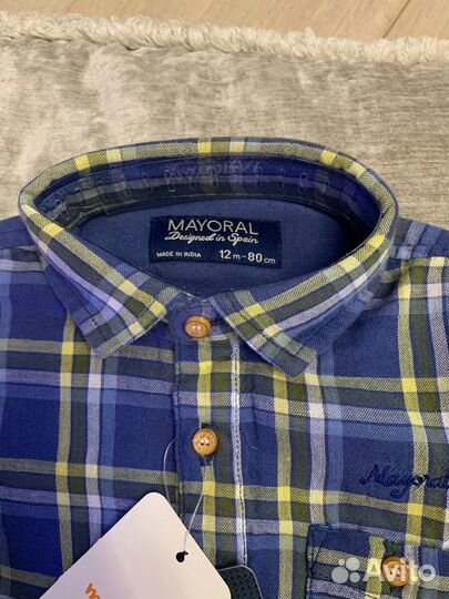 Рубашка Mayoral 80см-12M
