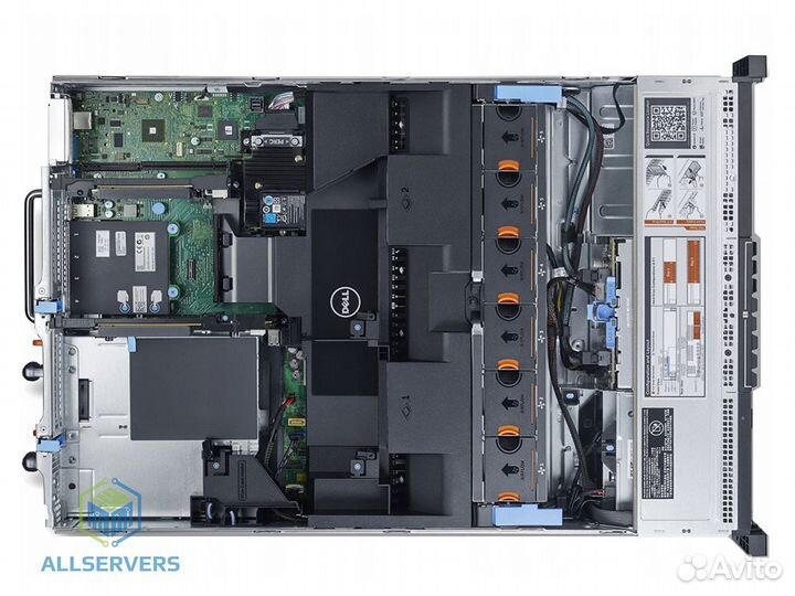 Сервер dell R730 H730 8*sff 2xE5-2680v3 768GB