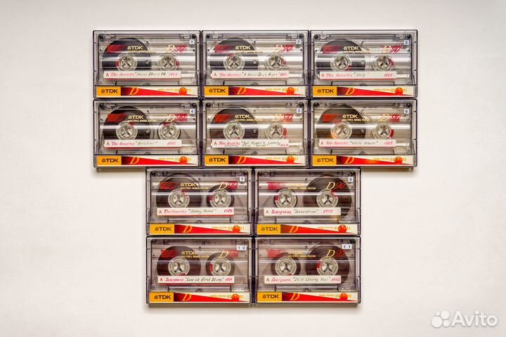 Аудиокассеты TDK и Konica под перезапись
