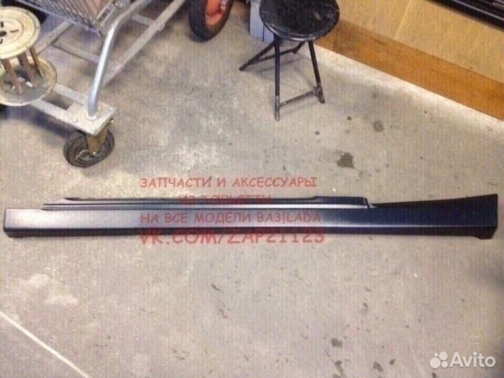 Накладки на пороги 12 купе(21123) тюн-купеL